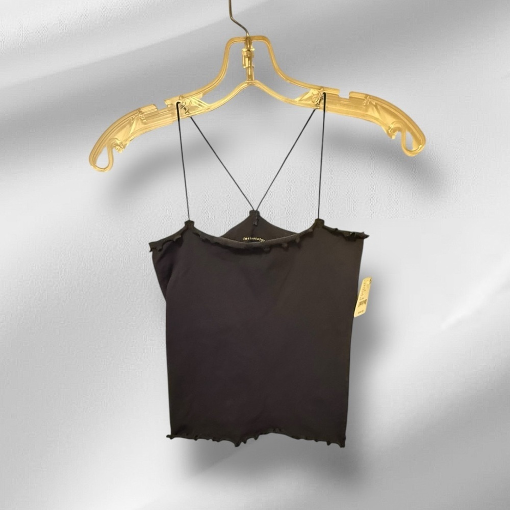 Intimately Free People Navy Crop Camisole nwt - Picture 2 of 6